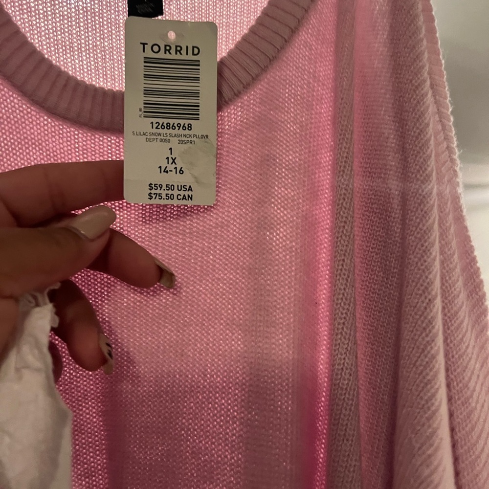 Cold shoulder sweater